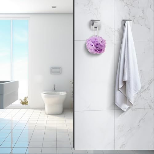 Fenas 4-Piece Braided Nickel Towel Hooks