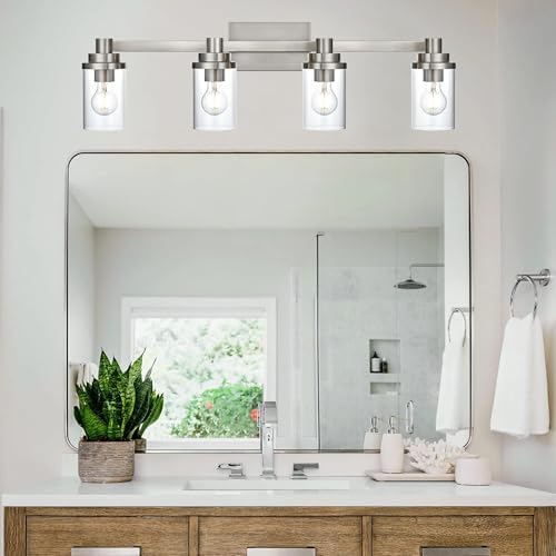 Bathroom Bashfully Modern Over Sink Lighting Fixture