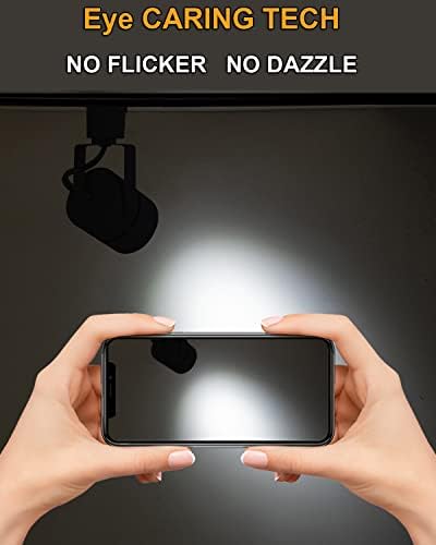 10W Cool White LED Track Light Heads - Pack of 20