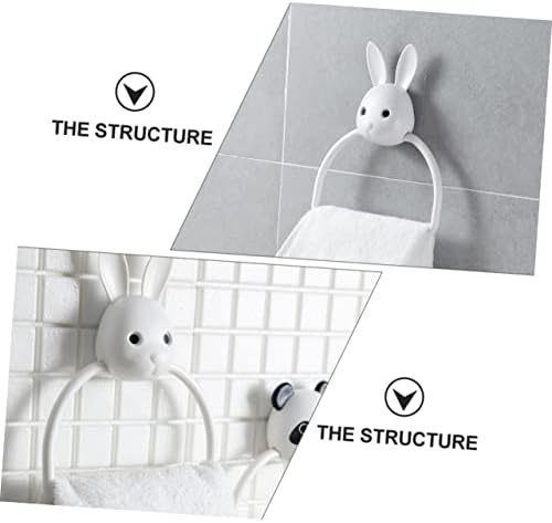 Cute Rabbit Wall-Mounted Towel Holder