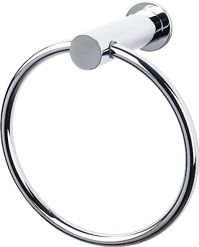 Top Knobs HOP5PC Polished Chrome Bath Towel Ring