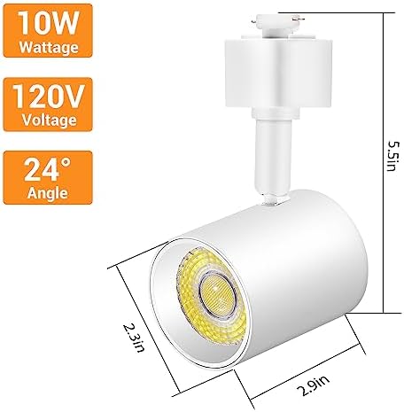 VANoopee 5-Color Track Lighting Heads Dimmable