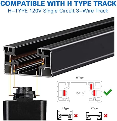 10W Dimmable LED Track Lighting for Retail 3000K Warm White