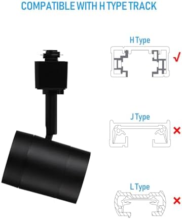 8-Piece 85W Soft White LED Track Lights for Commercial Use