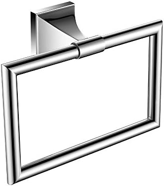 Premium Chrome Brass Towel Holder Solid Euro Style Design