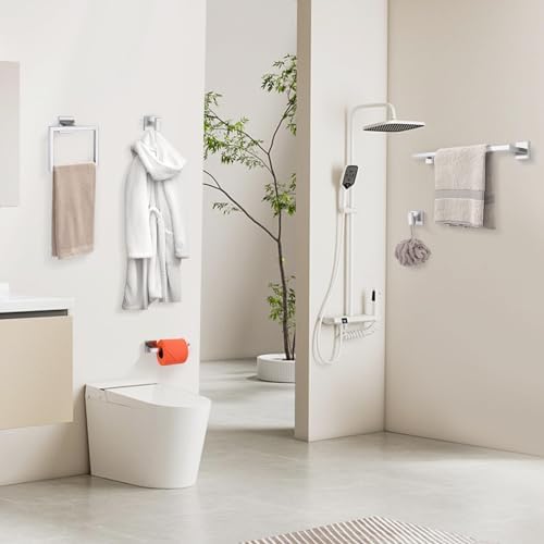 Space-Saving Towel Bar Set 5-Piece