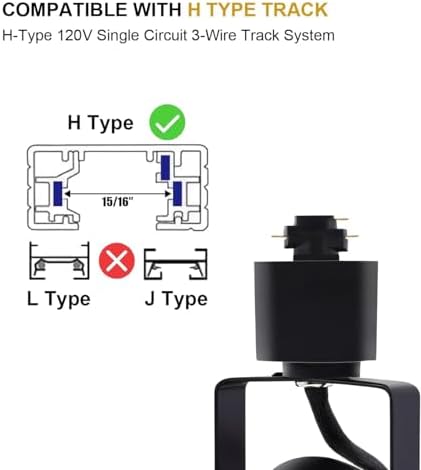 Stylish Smallsimple Track Lighting Heads Cool White 16Pack