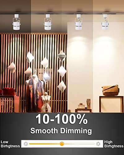 10W Cool White LED Track Light Heads - Pack of 20