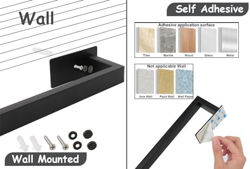 5-Piece Self-Adhesive Bathroom Hardware Set for Maximum Space Efficiency