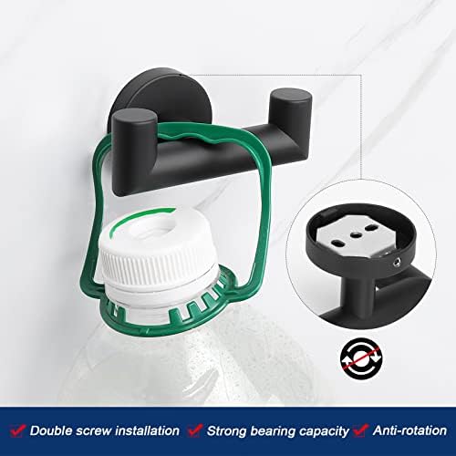 NearMoon Double Towel Hook Heavy Duty Rustproof