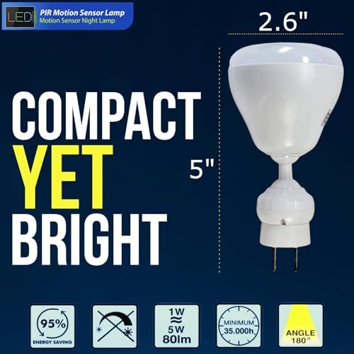 Plug in Motion-Activated Night Light
