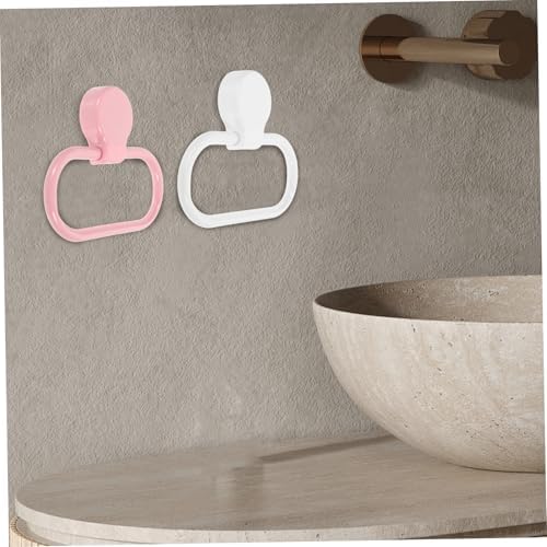 Space-Saving Towel Holder 2-Pack Self-Adhesive