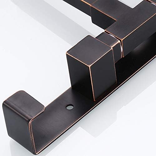 Sturdy Space-Saving Oil Rubbed Bronze Towel Rack