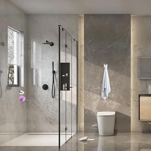 4-Piece Heavy Duty Polished Chrome Towel Robe Hooks