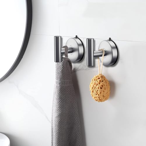 Heavy Duty 15LB Suction Cup Towel Hooks
