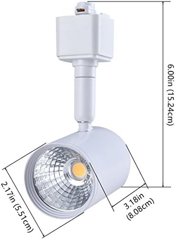 Mirrea 6-PK LED Track Lighting Heads Accents
