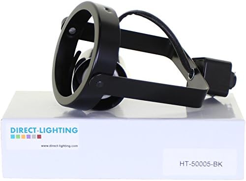 Direct-Lighting PAR30 Black Gimbal Ring Light