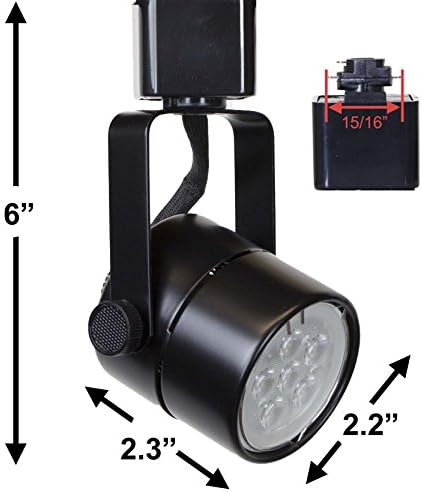 Bright Professional GU10 LED Track Lighting Head for Indoor Use