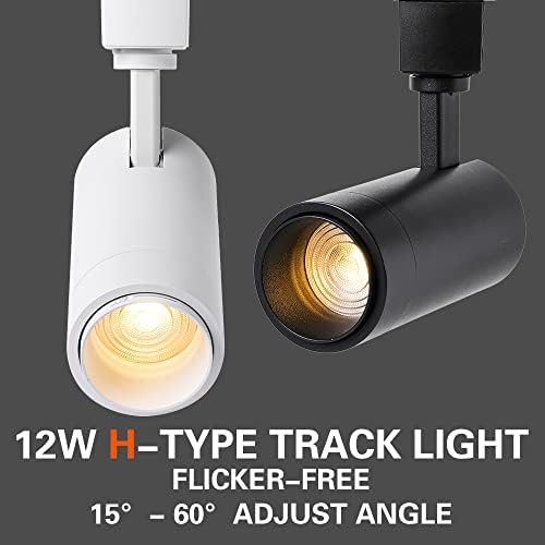 ELEGLO 12W 4-Pack Track Lighting Heads