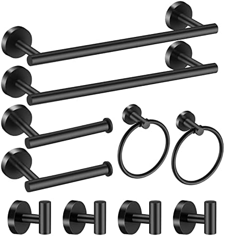 Bathrooms Complete Towel Bar Set with 10 Pieces Solution