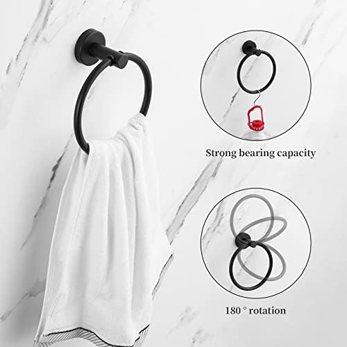 Bathrooms Complete Towel Bar Set with 10 Pieces Solution