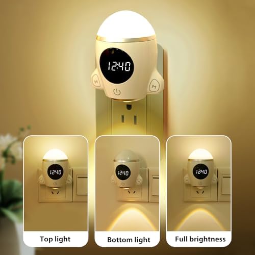 LED Space Rocket Timer with Remote for Kids