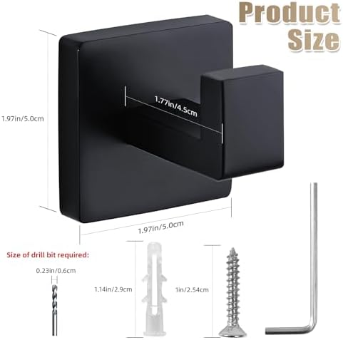 Premium Heavy-Duty Towel Hooks for Home Use