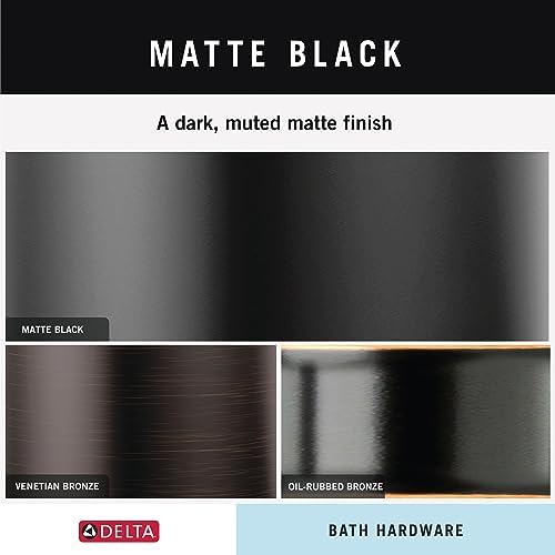 Matte Black 24-Inch towel bar for bathroom