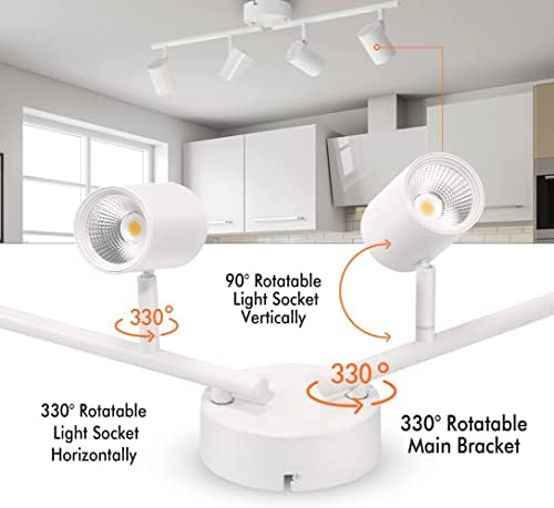 Cloudy Bay 3-Color Dimmable Track Lighting Kit