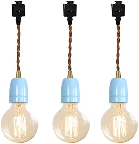 Unique Retro Design Brown Twisted Cord Pendant Lights
