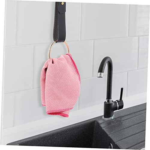 Uonlytech Durable PU Towel Ring Holder 1