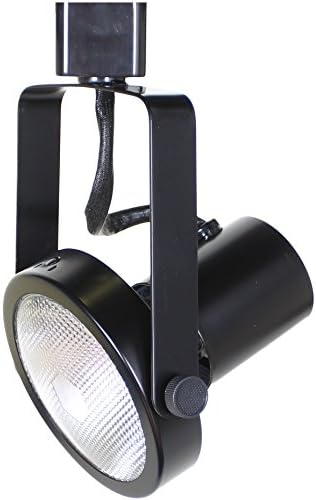 Direct-Lighting PAR30 Black Gimbal Ring Light