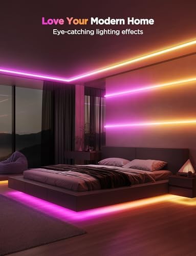 Govee RGBIC LED Strip Lights with Cover 328ft