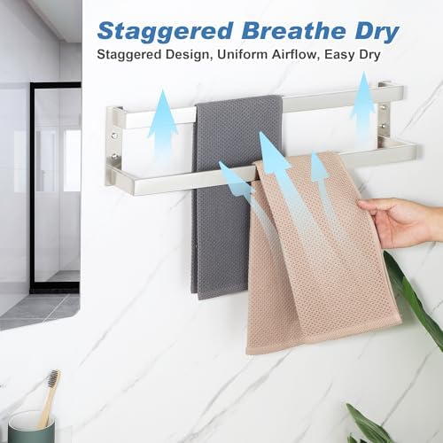Alise 24-inch Stainless Steel Towel Holder