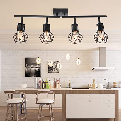 Industrial Black Track Lighting Fixtures