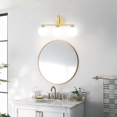 Odimola Gold Vanity Lights Modern Brushed Gold Vanity Lights for Bathroom