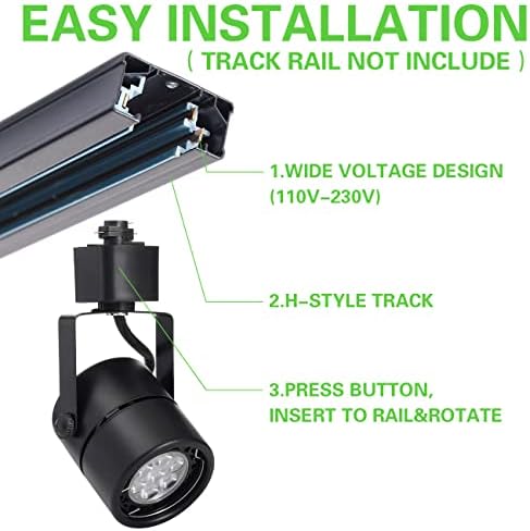12-Pack 36 LED Track Lighting Heads