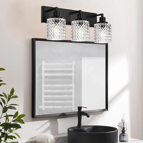MELUCEE 3-Light Bathroom Vanity Light