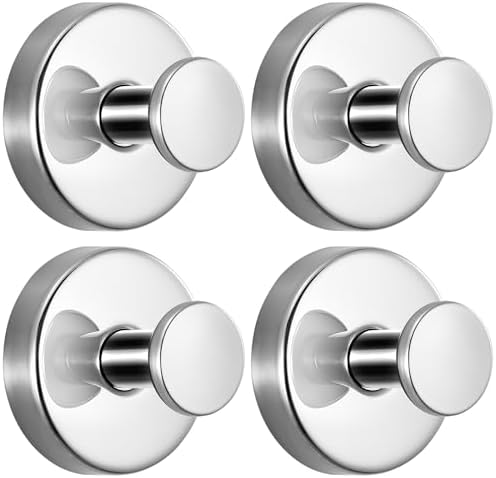 Sleek Suction Cup Hooks for Bathroom Kitchen Use