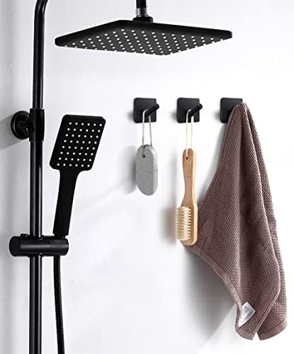 Bath Towel Hook Set - Heavy Duty Wall Hooks for Bathroom Kitchen Bedroom
