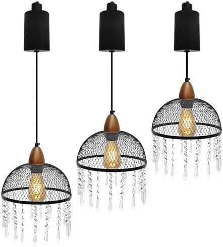 Adjustable Crystal Track Pendant with 4ft Cord