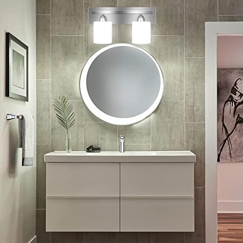 Solitaire Luxury Two-Light Vanity Set with Multiple Function Features