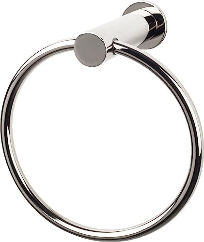 Top Knobs HOP5PC Polished Chrome Bath Towel Ring