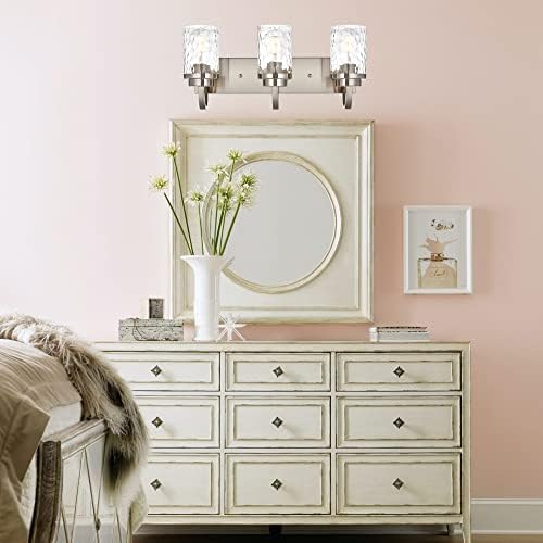 Elegant Brushed Nickel Vanity Light