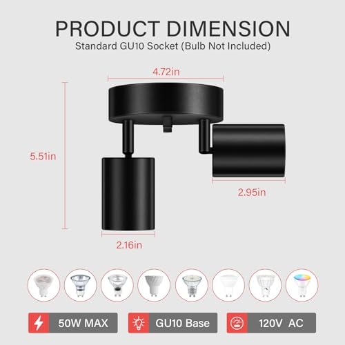 BoostArea LED Track Lighting Kit Durable Versatile Design
