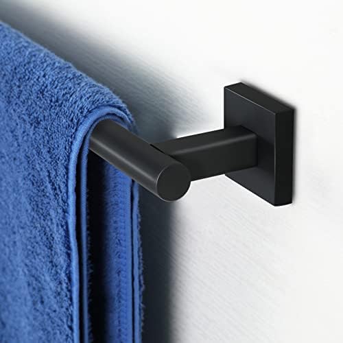 Antobas Matte Black Towel Bar Rack