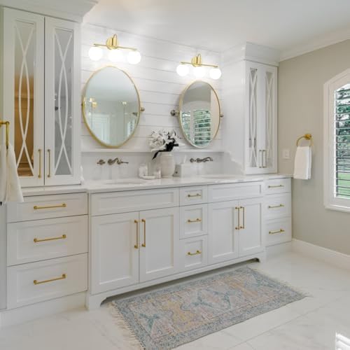 Odimola Gold Vanity Lights Modern Brushed Gold Vanity Lights for Bathroom