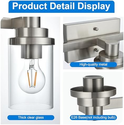 Bathroom Bashfully Modern Over Sink Lighting Fixture