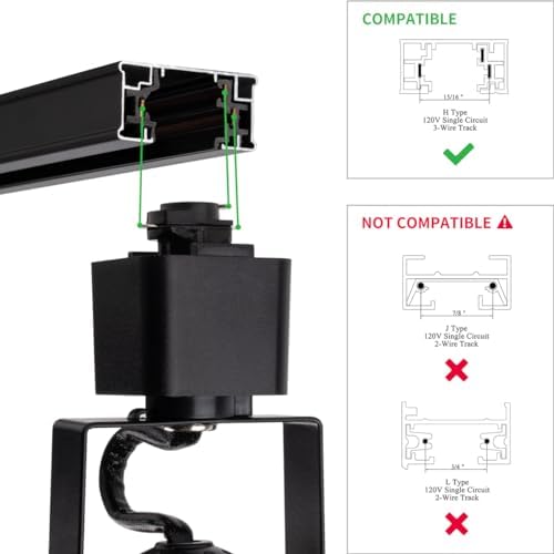Mirrea Bulb-Replaceable LED Track Lighting Head