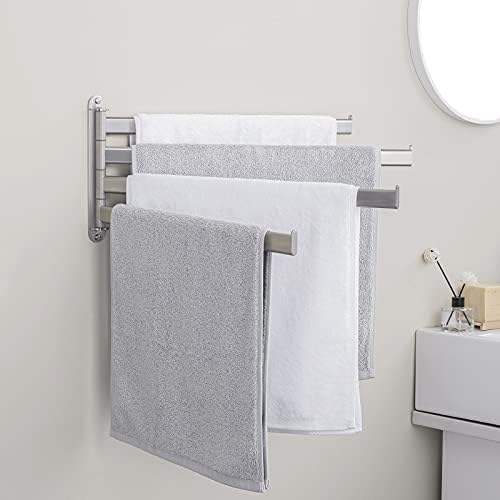 KES 195 Swivel Towel Rack with 4 Arms